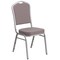 Flash Furniture 38&#x22; Gray and Silver Hercules Crown Back Banquet Chair